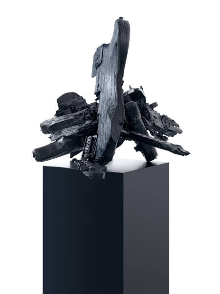 Black Flag (Undead), 2011, 160 x 40 x 40 cm (mit Sockel)