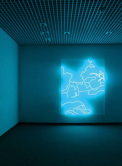 P.V.R. (Neon), 2006, ollection Museum Unter Tage, Bochum