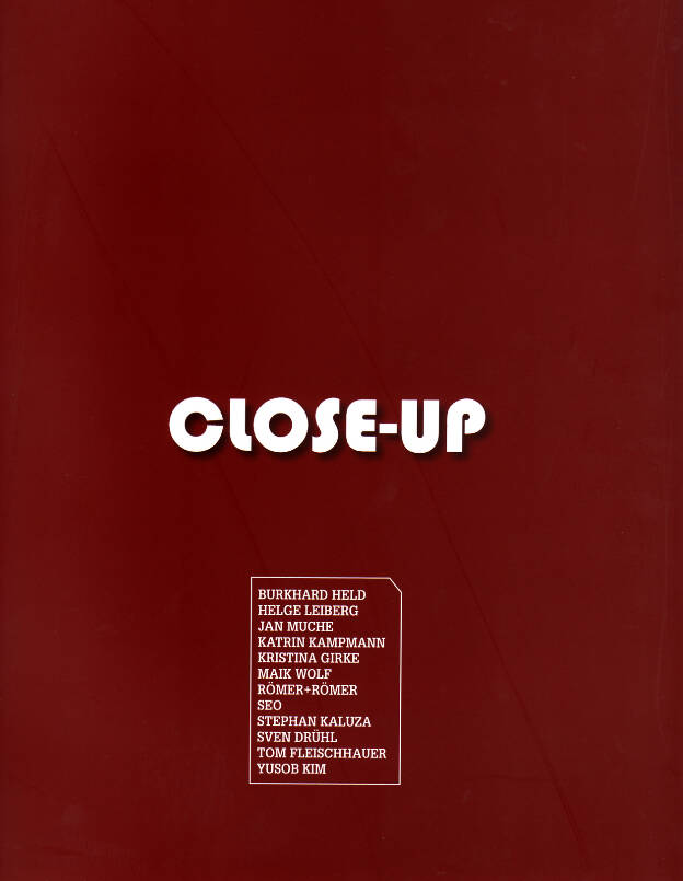 Por Amor a Arte Galeria (Hg.): Close-up, Porto 2008, Softcover, 32 S. (portugiesisch/ englisch)